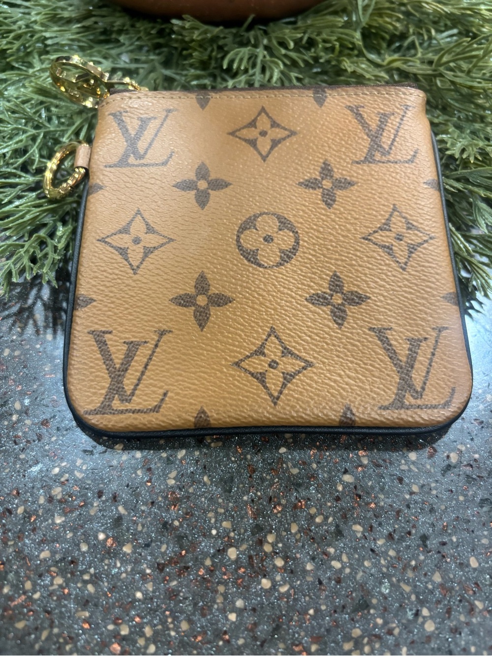 Authentic Louis Vuitton Monogram Wristlet Pouch with Strap - Picture 9 of 10